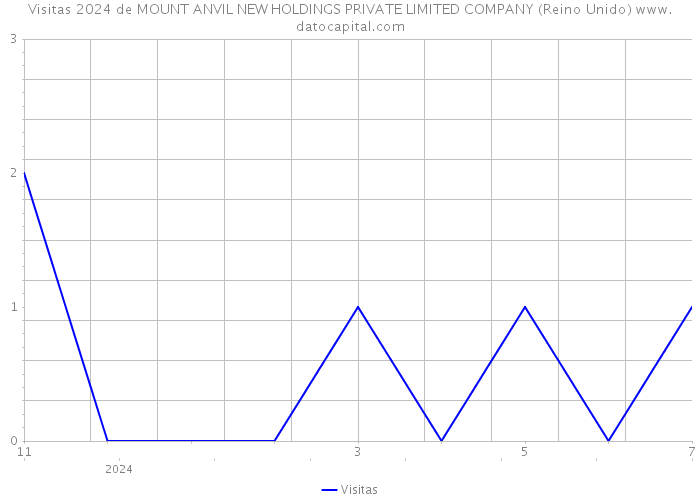 Visitas 2024 de MOUNT ANVIL NEW HOLDINGS PRIVATE LIMITED COMPANY (Reino Unido) 