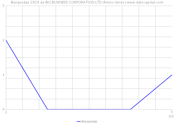 Búsquedas 2024 de BIG BUSINESS CORPORATION LTD (Reino Unido) 