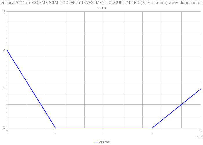 Visitas 2024 de COMMERCIAL PROPERTY INVESTMENT GROUP LIMITED (Reino Unido) 
