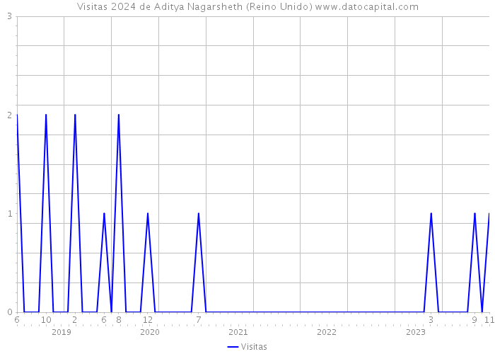 Visitas 2024 de Aditya Nagarsheth (Reino Unido) 