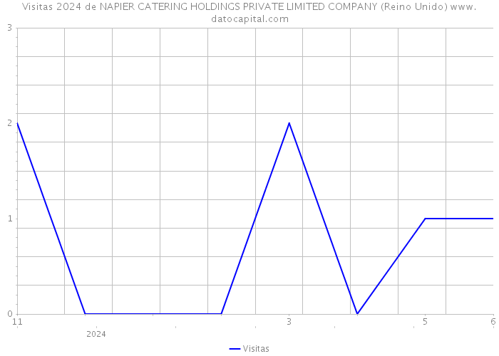 Visitas 2024 de NAPIER CATERING HOLDINGS PRIVATE LIMITED COMPANY (Reino Unido) 