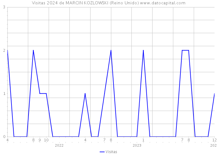 Visitas 2024 de MARCIN KOZLOWSKI (Reino Unido) 