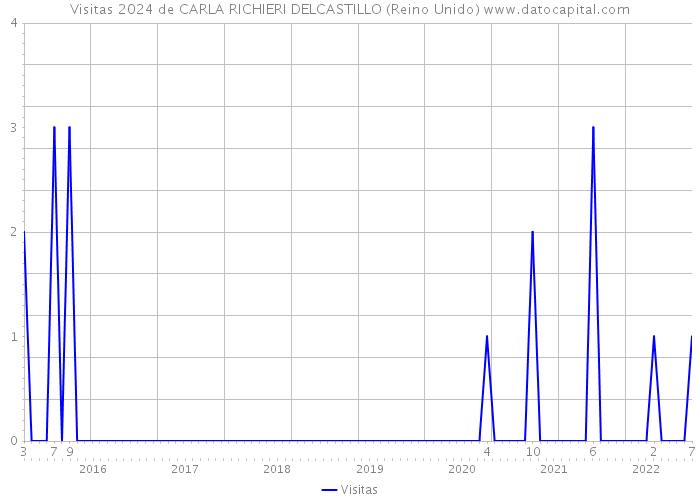 Visitas 2024 de CARLA RICHIERI DELCASTILLO (Reino Unido) 