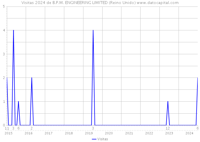 Visitas 2024 de B.P.M. ENGINEERING LIMITED (Reino Unido) 