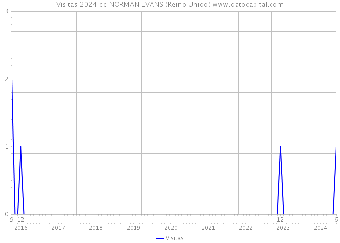 Visitas 2024 de NORMAN EVANS (Reino Unido) 