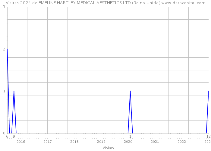 Visitas 2024 de EMELINE HARTLEY MEDICAL AESTHETICS LTD (Reino Unido) 