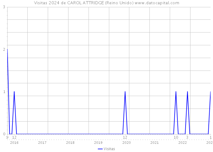 Visitas 2024 de CAROL ATTRIDGE (Reino Unido) 