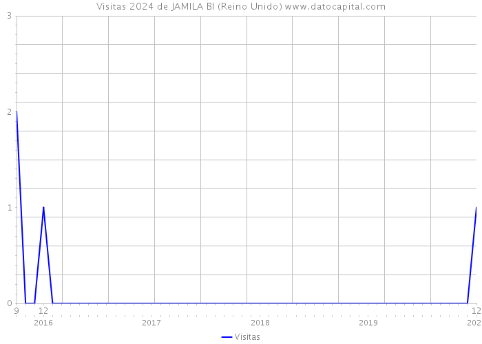 Visitas 2024 de JAMILA BI (Reino Unido) 