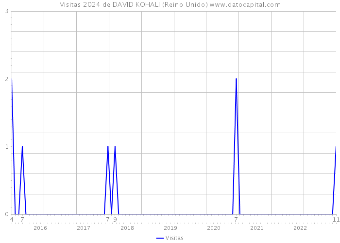 Visitas 2024 de DAVID KOHALI (Reino Unido) 