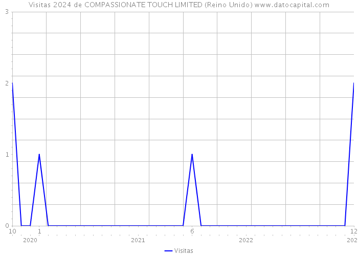 Visitas 2024 de COMPASSIONATE TOUCH LIMITED (Reino Unido) 