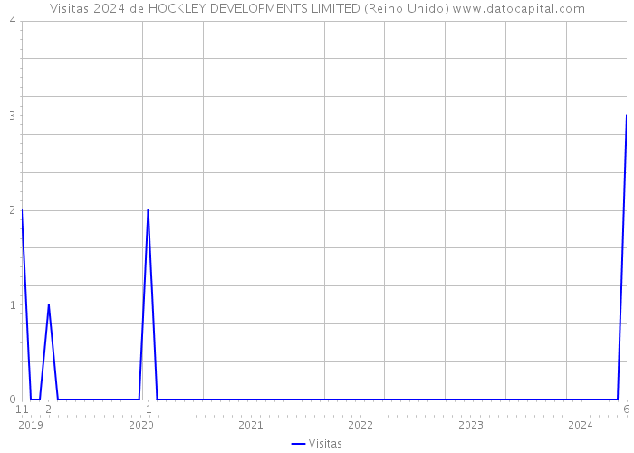 Visitas 2024 de HOCKLEY DEVELOPMENTS LIMITED (Reino Unido) 