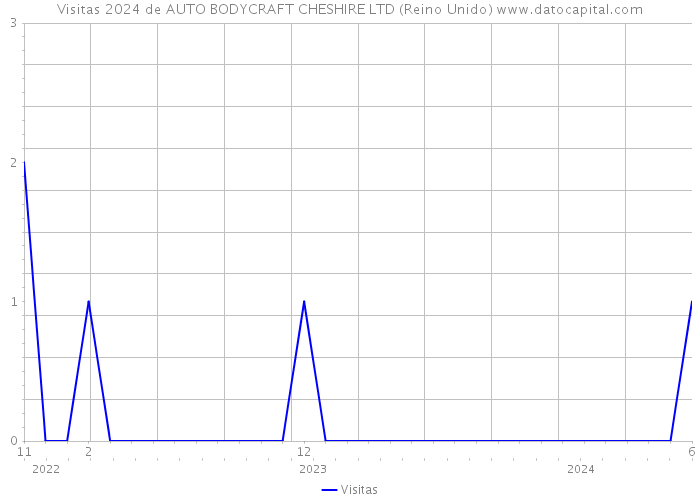 Visitas 2024 de AUTO BODYCRAFT CHESHIRE LTD (Reino Unido) 