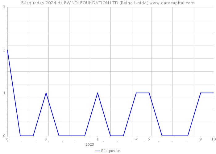 Búsquedas 2024 de BWINDI FOUNDATION LTD (Reino Unido) 