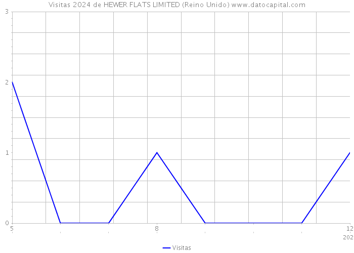 Visitas 2024 de HEWER FLATS LIMITED (Reino Unido) 