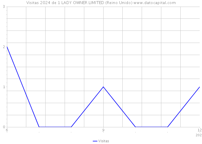 Visitas 2024 de 1 LADY OWNER LIMITED (Reino Unido) 