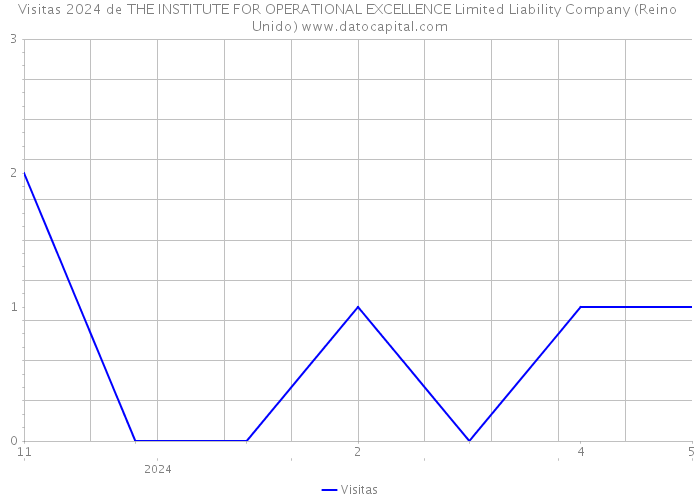 Visitas 2024 de THE INSTITUTE FOR OPERATIONAL EXCELLENCE Limited Liability Company (Reino Unido) 