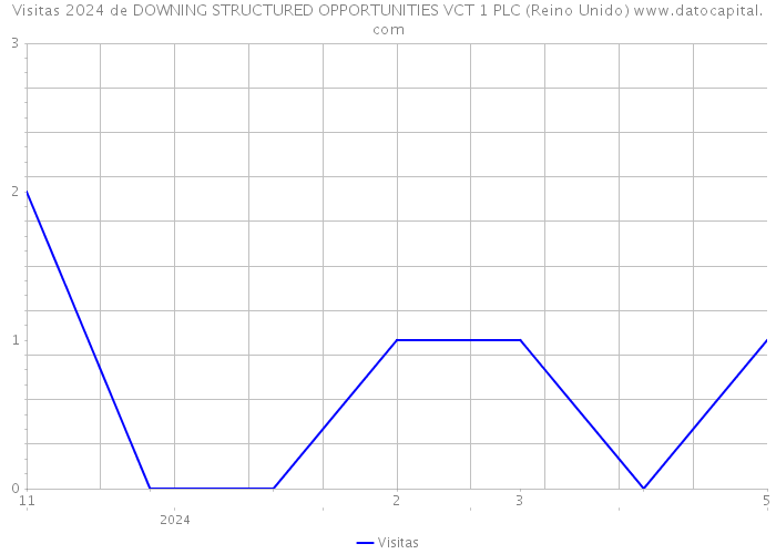 Visitas 2024 de DOWNING STRUCTURED OPPORTUNITIES VCT 1 PLC (Reino Unido) 