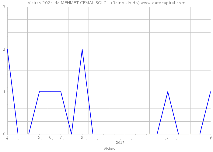 Visitas 2024 de MEHMET CEMAL BOLGIL (Reino Unido) 