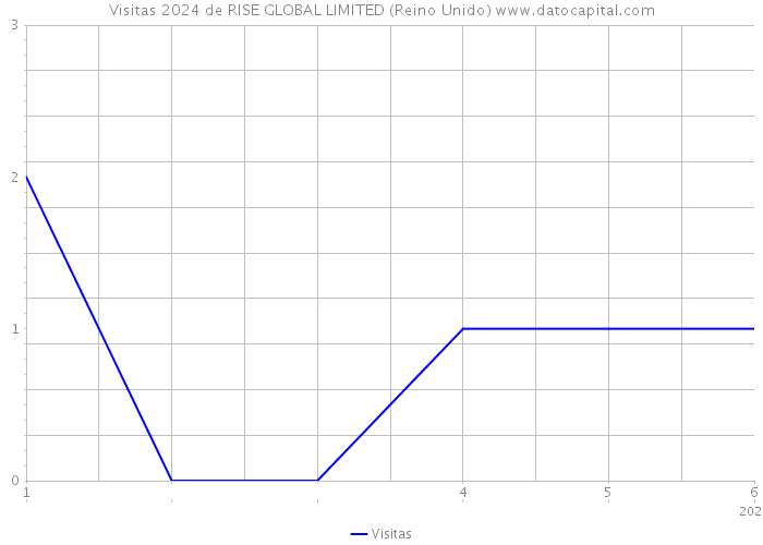 Visitas 2024 de RISE GLOBAL LIMITED (Reino Unido) 