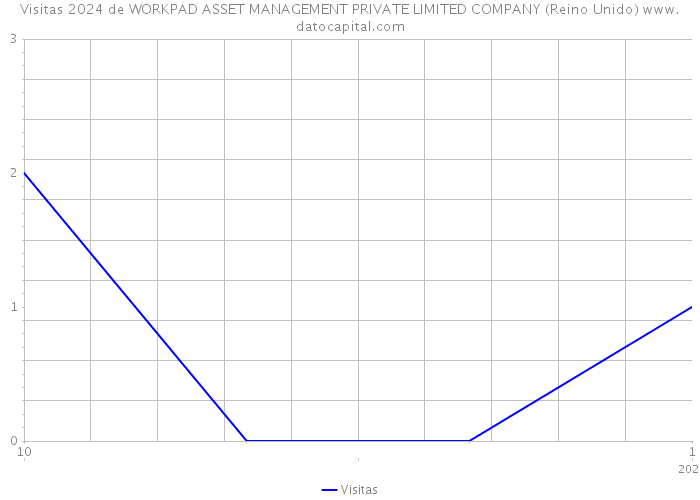 Visitas 2024 de WORKPAD ASSET MANAGEMENT PRIVATE LIMITED COMPANY (Reino Unido) 