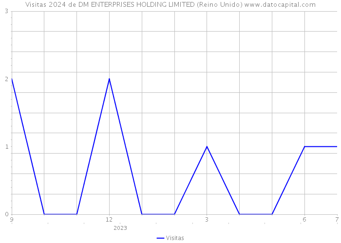 Visitas 2024 de DM ENTERPRISES HOLDING LIMITED (Reino Unido) 