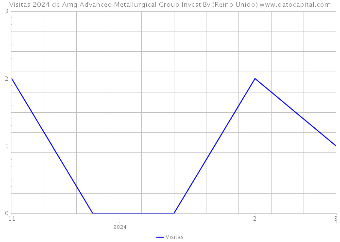 Visitas 2024 de Amg Advanced Metallurgical Group Invest Bv (Reino Unido) 