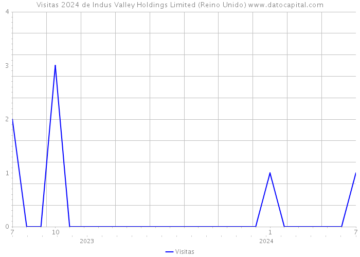 Visitas 2024 de Indus Valley Holdings Limited (Reino Unido) 