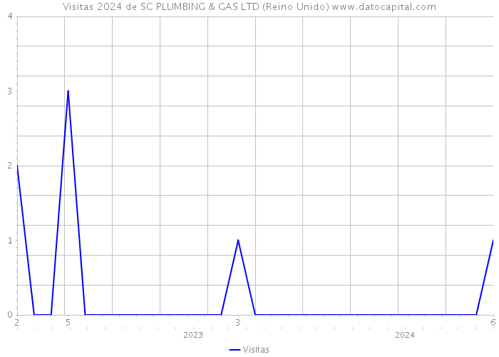 Visitas 2024 de SC PLUMBING & GAS LTD (Reino Unido) 