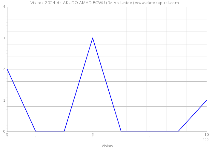 Visitas 2024 de AKUDO AMADIEGWU (Reino Unido) 