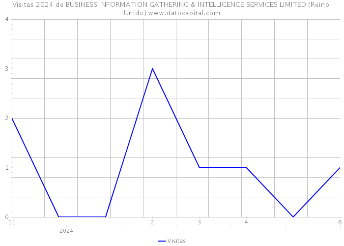 Visitas 2024 de BUSINESS INFORMATION GATHERING & INTELLIGENCE SERVICES LIMITED (Reino Unido) 