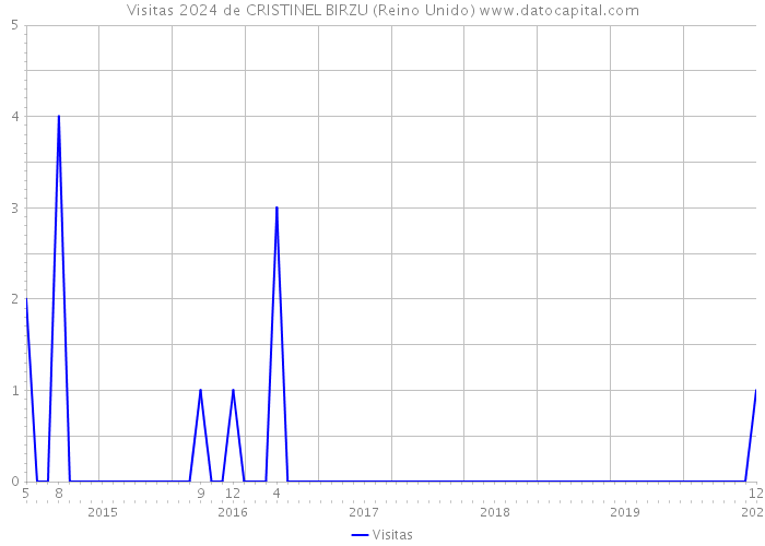 Visitas 2024 de CRISTINEL BIRZU (Reino Unido) 