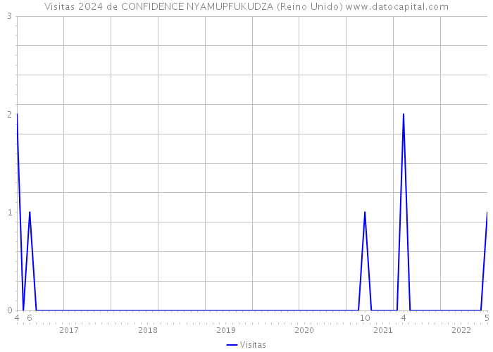 Visitas 2024 de CONFIDENCE NYAMUPFUKUDZA (Reino Unido) 