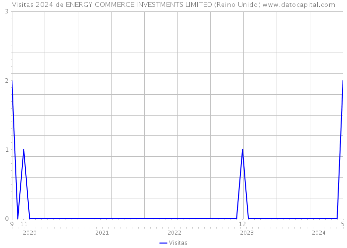 Visitas 2024 de ENERGY COMMERCE INVESTMENTS LIMITED (Reino Unido) 