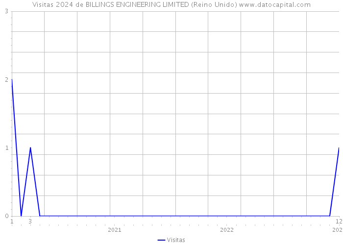 Visitas 2024 de BILLINGS ENGINEERING LIMITED (Reino Unido) 