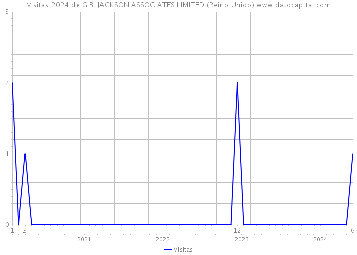 Visitas 2024 de G.B. JACKSON ASSOCIATES LIMITED (Reino Unido) 