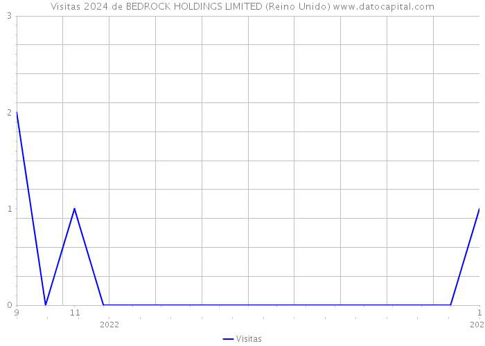 Visitas 2024 de BEDROCK HOLDINGS LIMITED (Reino Unido) 