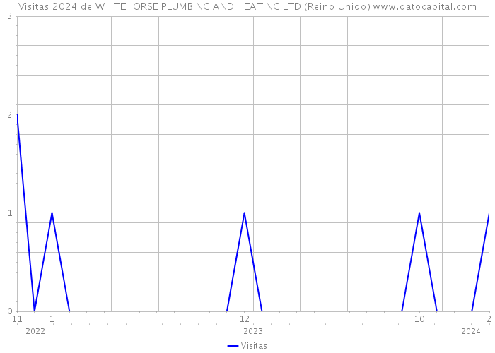 Visitas 2024 de WHITEHORSE PLUMBING AND HEATING LTD (Reino Unido) 