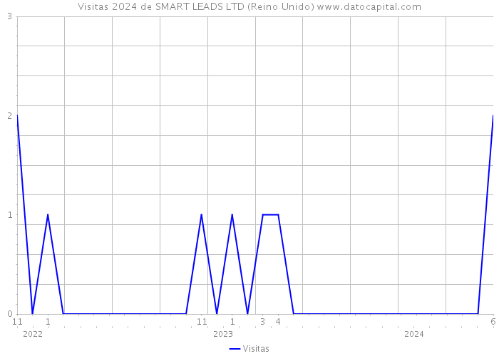 Visitas 2024 de SMART LEADS LTD (Reino Unido) 