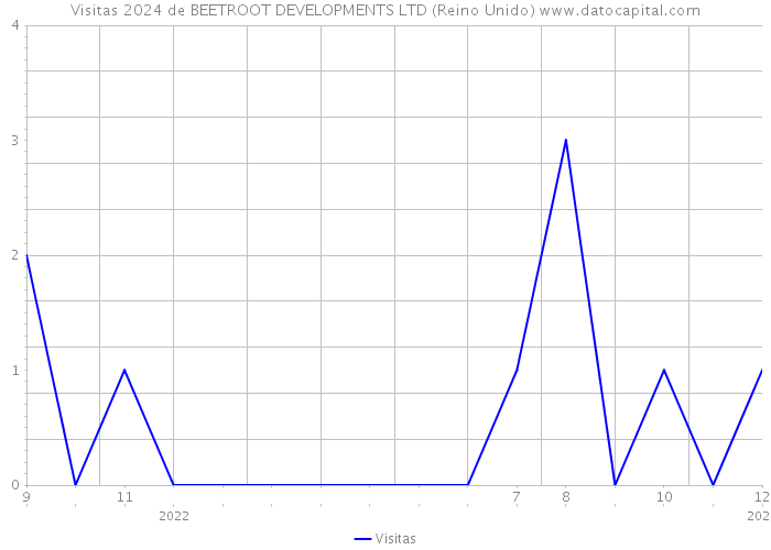 Visitas 2024 de BEETROOT DEVELOPMENTS LTD (Reino Unido) 