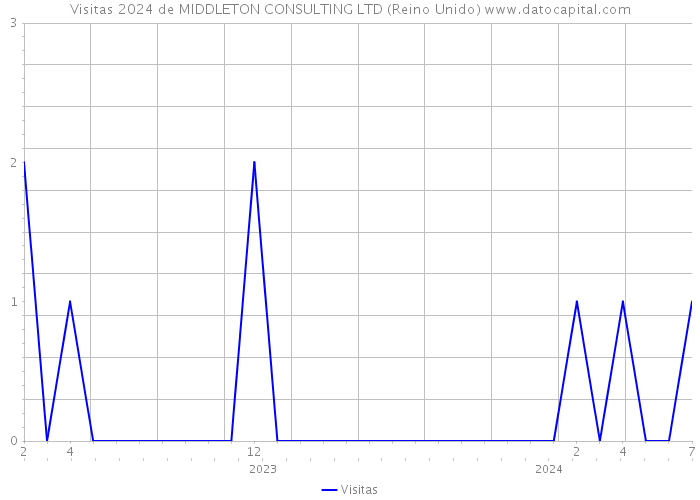 Visitas 2024 de MIDDLETON CONSULTING LTD (Reino Unido) 