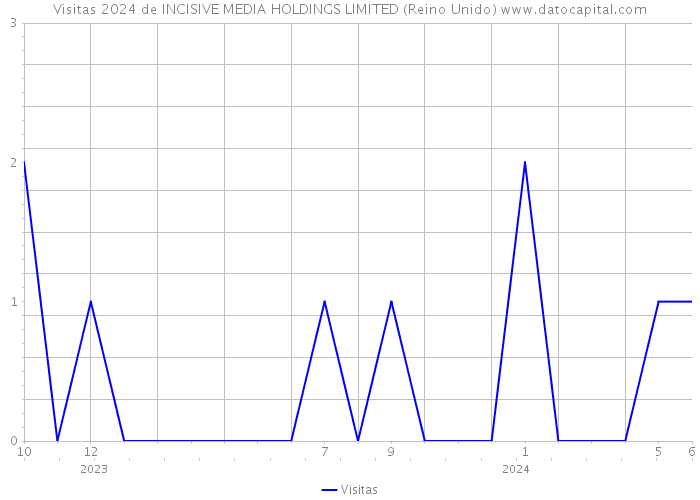 Visitas 2024 de INCISIVE MEDIA HOLDINGS LIMITED (Reino Unido) 