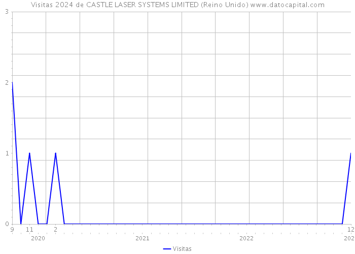 Visitas 2024 de CASTLE LASER SYSTEMS LIMITED (Reino Unido) 