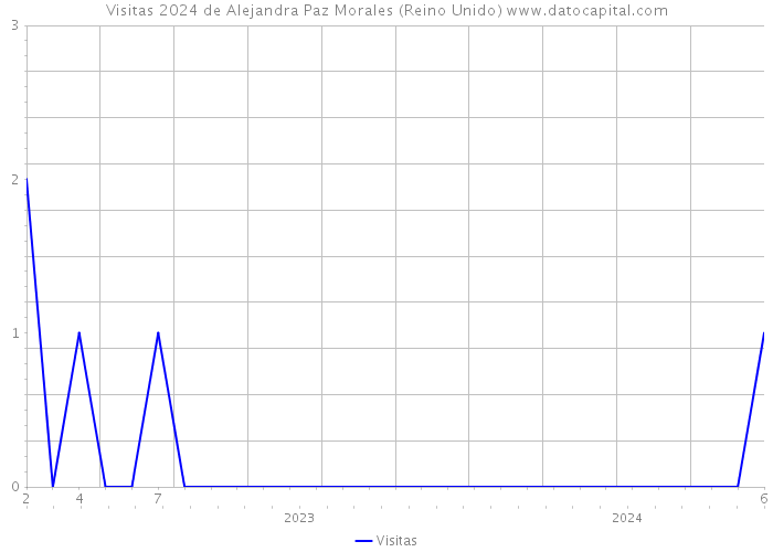 Visitas 2024 de Alejandra Paz Morales (Reino Unido) 