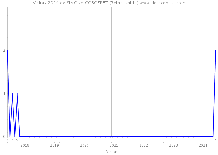 Visitas 2024 de SIMONA COSOFRET (Reino Unido) 