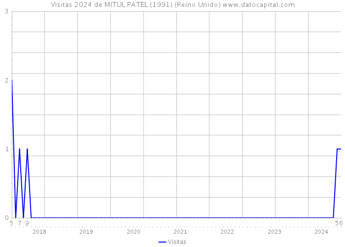 Visitas 2024 de MITUL PATEL (1991) (Reino Unido) 