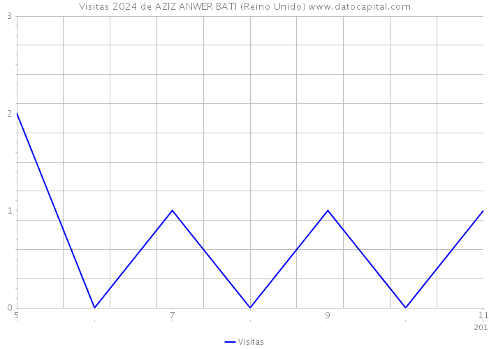 Visitas 2024 de AZIZ ANWER BATI (Reino Unido) 