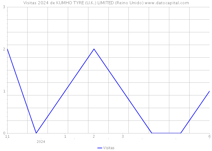 Visitas 2024 de KUMHO TYRE (U.K.) LIMITED (Reino Unido) 