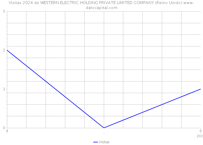 Visitas 2024 de WESTERN ELECTRIC HOLDING PRIVATE LIMITED COMPANY (Reino Unido) 