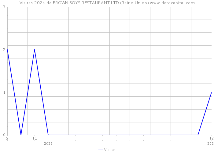 Visitas 2024 de BROWN BOYS RESTAURANT LTD (Reino Unido) 