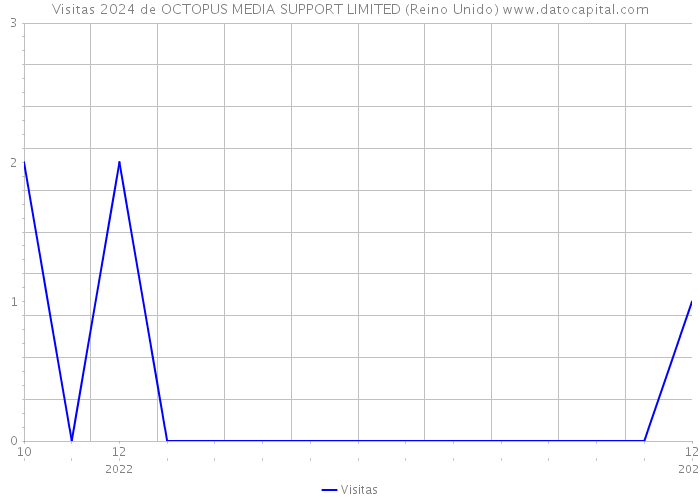 Visitas 2024 de OCTOPUS MEDIA SUPPORT LIMITED (Reino Unido) 